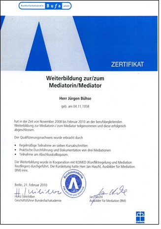 Zertifikat Bundesakademie + Datenschutzbeauftragter